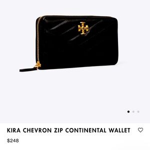 NWOT Tory Burch zip around wallet